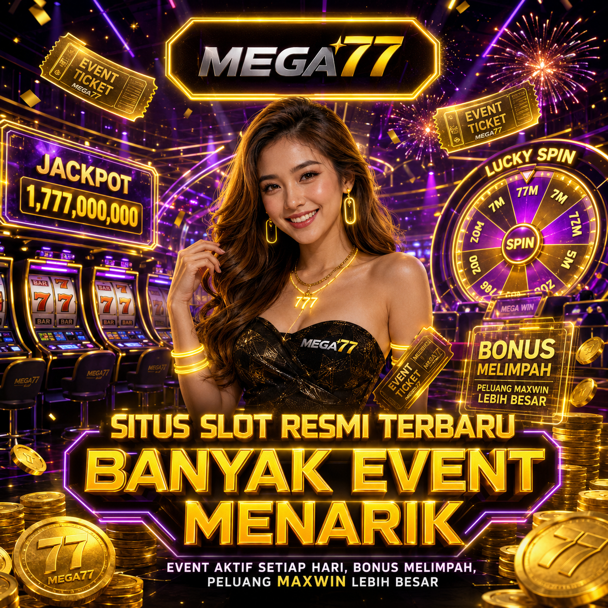 MEGA77 : Situs Slot Resmi Terbaru Banyak Event Menarik